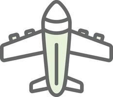 diseño de icono de vector de avión