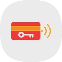 Room Key Vector Icon Design