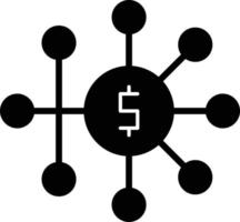 Diversification Glyph Icon vector