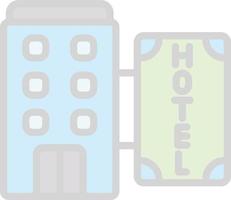 diseño de icono de vector de hotel