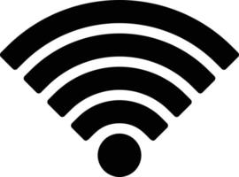 Wifi Glyph Icon vector