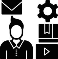 Competence Glyph Icon vector