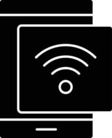 Wifi Glyph Icon vector