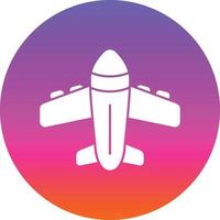 Airplane Vector Icon Design