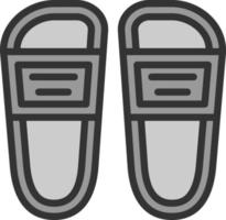 Slippers Vector Icon Design