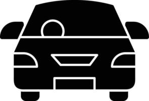 Car Glyph Icon vector