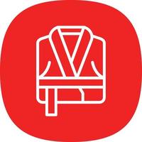 Bathrobe Vector Icon Design