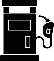 Fuel Station Glyph Icon vector