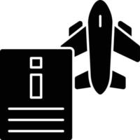 Information Glyph Icon vector