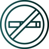 No Smoking Vector Icon Design