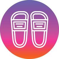 Slippers Vector Icon Design