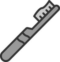 Toothbrush Vector Icon Design