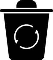 Recycle Glyph Icon vector