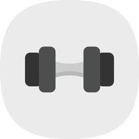 Dumbbell Vector Icon Design