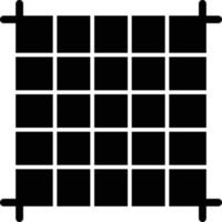 Square Layout Glyph Icon vector