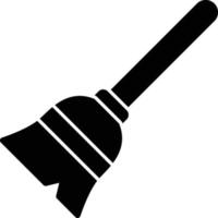 Broom Glyph Icon vector