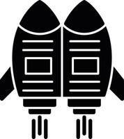 Jetpack Glyph Icon vector