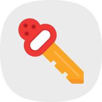 Room Key Vector Icon Design