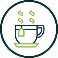 Tea Mug Vector Icon Design