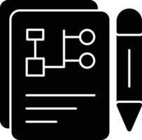 Plan Glyph Icon vector