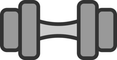 Dumbbell Vector Icon Design