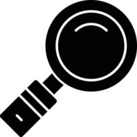 Magnifying Glass Glyph Icon vector