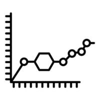 icono de línea de persona física identificable vector