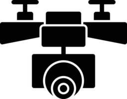 Drone Glyph Icon vector