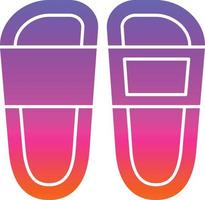 Slippers Vector Icon Design