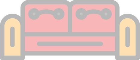 Sofa Vector Icon Design