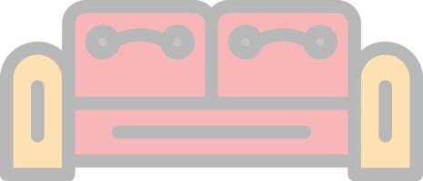 Sofa Vector Icon Design