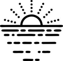 sun icon in white background, illustration of sun icon symbol in black on white background vector