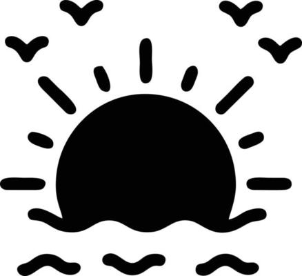 sun icon in white background, illustration of sun icon symbol in black on white background