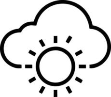 sun icon in white background, illustration of sun icon symbol in black on white background vector