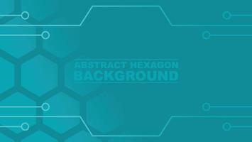 Blue connection hexagon technology cyberspace abstract vector background. Modern innovation speed communication technology business background. futuristic tech background.