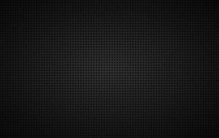 Geometric perforated square background, abstract black metallic square background, carbon kevlar texture, simple vector illustration