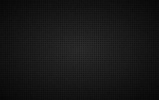 Geometric perforated square background, abstract black metallic square background, carbon kevlar texture, simple vector illustration