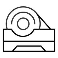 Duct Tape Line Icon vector