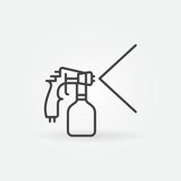 Vector Paint Sprayer outline concept icon