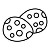 Potato Line Icon vector