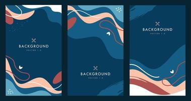 abstract navy blue color background vector