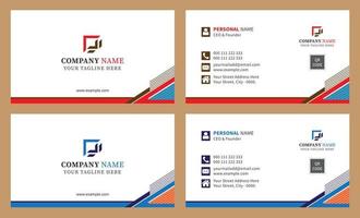 Modern Business Card Design vector