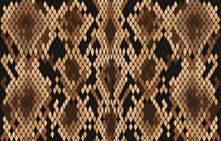 Seamless Snake Skin Pattern vector