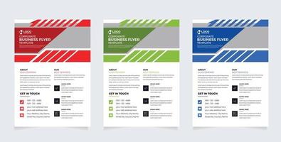 modern corporate flyer template design with one image placement, green gradient color used in the template. well organized, fully editable vector