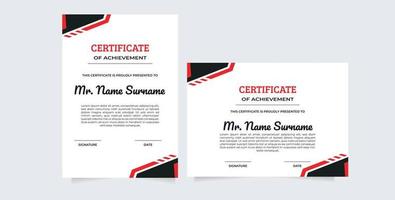 certificate of appreciation border template with luxury badge and modern line and shapes. For award, business, and education needs vector