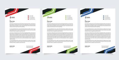 Elegant letterhead template design in minimalist style vector