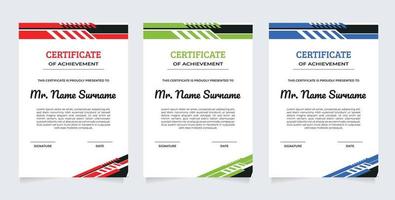 Certificate Premium template awards diploma background vector modern value design and layout luxurious.cover leaflet elegant vertical Illustration