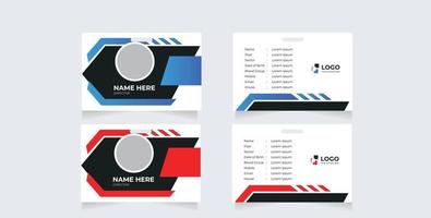 ID Card design template. Sutiable for companies, corporates, offices and many other of business purposes vector