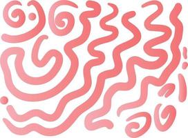 vector de ilustración abstracta de degradado rosa dibujado a mano para papel tapiz, pantalla, impresión, decoración y muchos más
