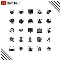 25 Creative Icons Modern Signs and Symbols of dollar law app justice development Editable Vector Design Elements